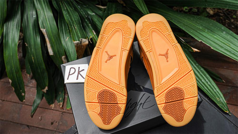 PK GOD Jordan 4 Retro Ginger Wheat RETAIL MATERIALS READY TO SHIP